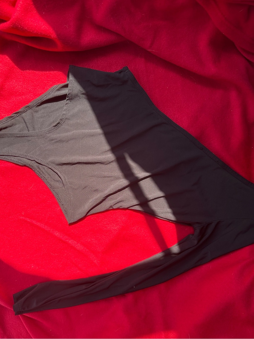 Fashion Nova Black Bandeau Bodysuit